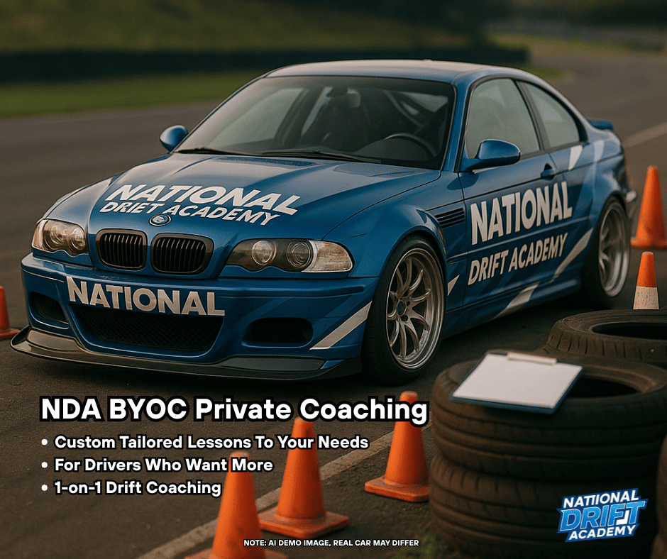 The NDA Bring Your Own Car Private Lessons